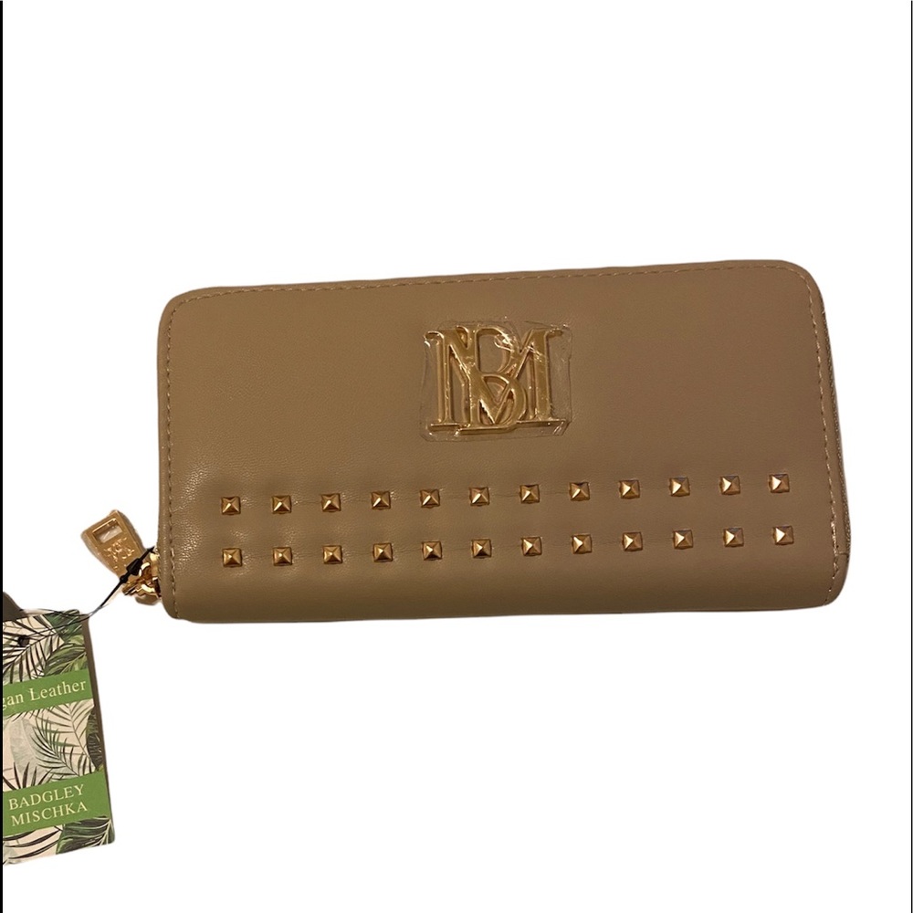 Badgley Mischka Bag with gold studs